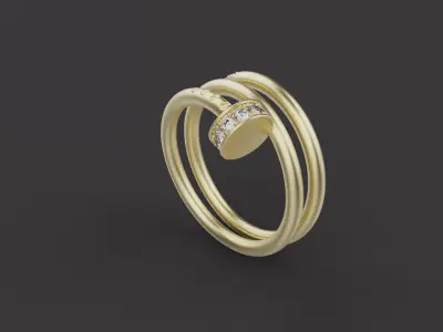 Nail Ring 15049 3D print model