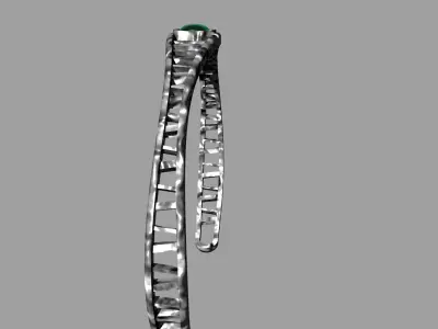 Wirecuff Bangle 3D model