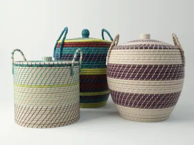 Baskets by ZARA HOME 2 3D model