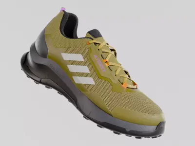 outdoor shoes adidas terrex ax4 photorealistic 3D model
