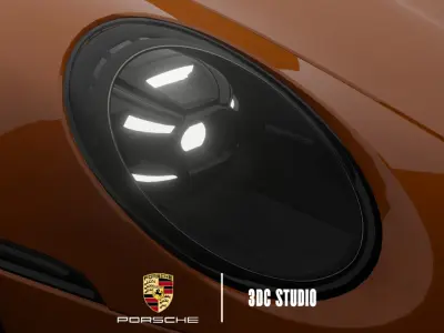 Porsche 911 turbo s 2018  3D model