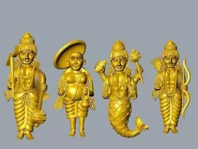 Dashavatara 3dm model 3D print model