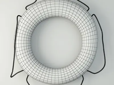 States Marine Corporation Life Preserver Ring 3D model