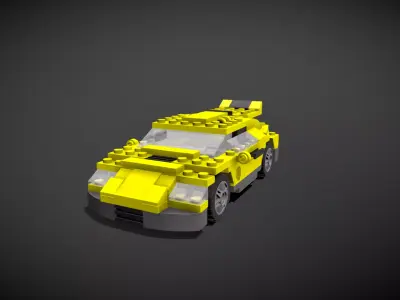 Lego Cool Car 3D model