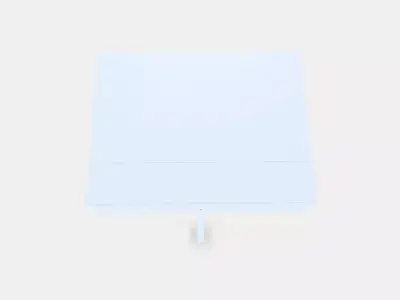 NORBERG Wall-mounted drop-leaf table Low-poly 3D model