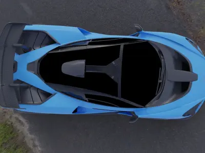 mcleran senna Low-poly 3D model