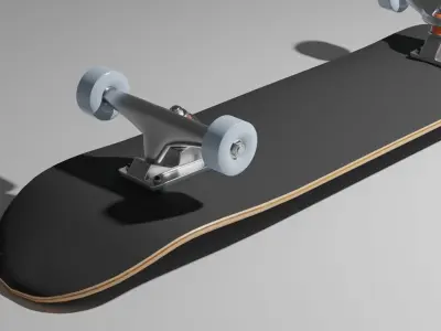 Skateboard Free low-poly 3D model