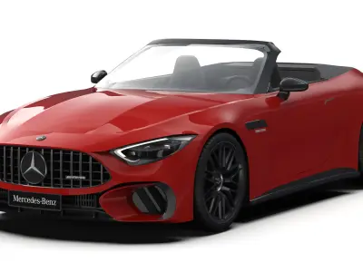 Mercedes Benz SL63 AMG 2022 3D model