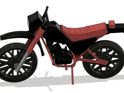 Yamaha dt175 3D print model