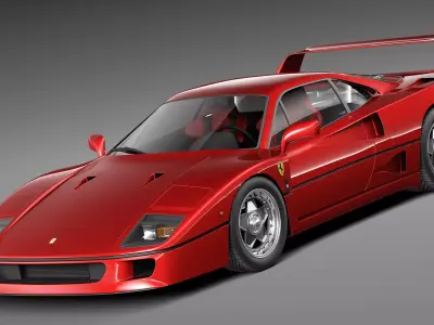 Ferrari F40 1987-1992 3D model
