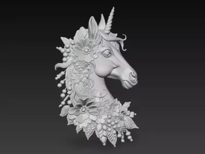 Christmas Creations - Horse 3D print model