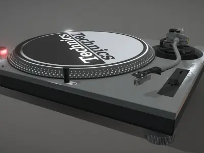 Technics MK2 Turntable 3D model