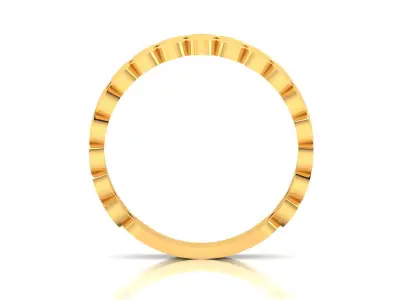 Band 3dm Render Details gold wedding with diamonds 3D print model get