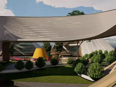 structural system for tower  3D model