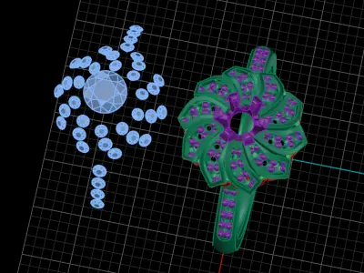 jewelry ring 299 3D print model