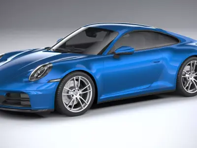 Porsche 911 Carrera 2025 3D model