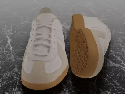 ADIDAS BW ARMY 3D SHOES Low-poly 3D model