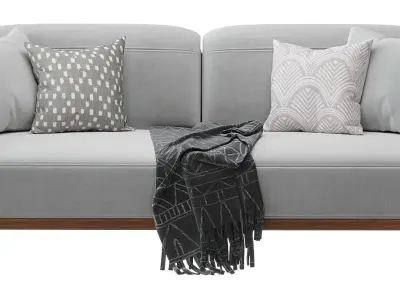 Heather Three Seater Sofa 3D model