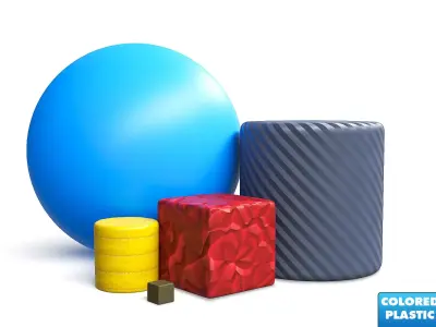 Colored Plastic Texture