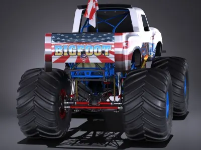 Generic Monster Truck 3D model