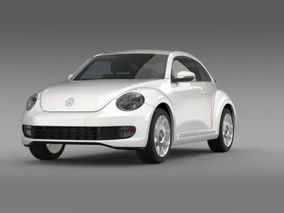 VW I Beetle 2015 3D model