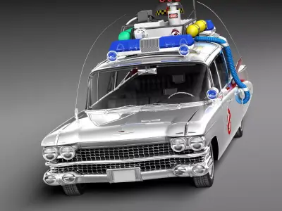 ECTO-1 Ghostbusters 1959 3D model