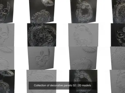 Collection of decorative panels 02