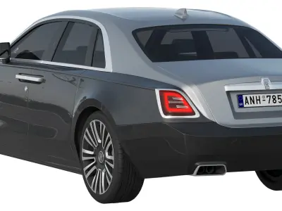 Ghost luxury sedan 3D model