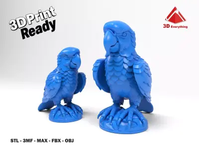 Parrot Figurine 3D print model