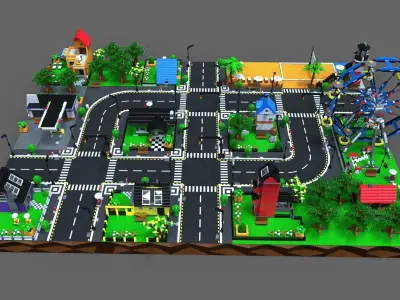 Lego City game  3D model