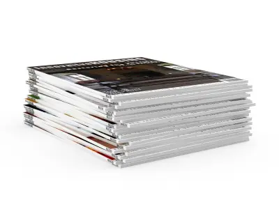 Magazines Set 02 3D model