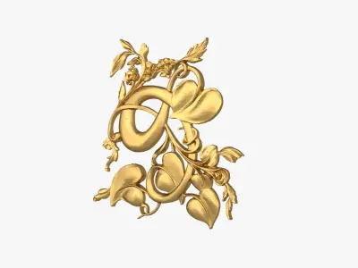 Classic decor ornament 202 3D model