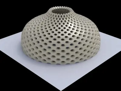 Dome variations high frequency  low frequency pointed 3D model