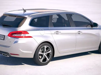 Peugeot 308 SW 2019 3D model
