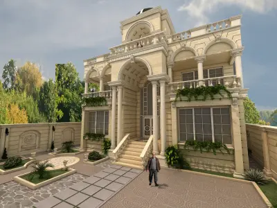 Classic vilaa 3D model