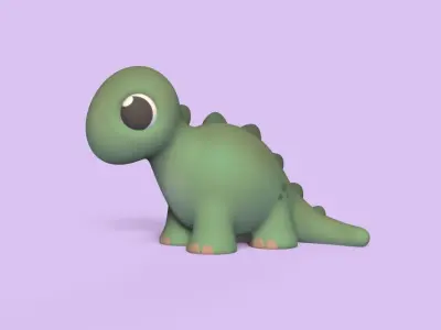 Little Dinosaur 3D print model