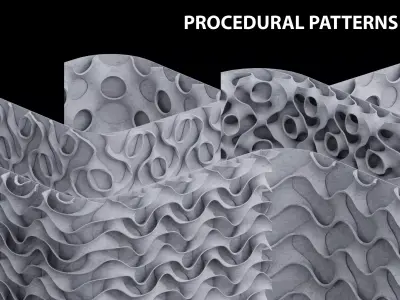 Procedural Tileable Patterns 3D model