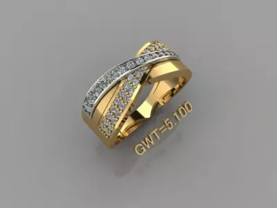 FASHION RING 3D model shop