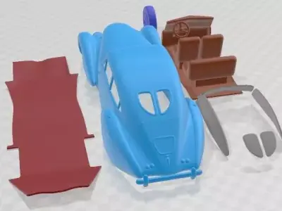 Bentley Embiricos Special 1938 Printable Car  3D print model