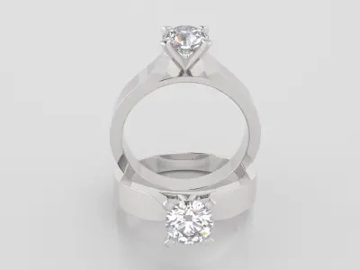 Round 0-75-CT Flat Profile Round Shank Width 2-9mm 3D print model