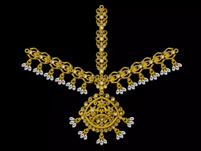  Nakshi Necklace 3D print model