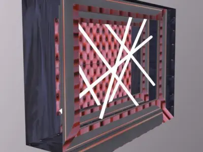 ShopFront Contents LIGHTS Low-poly 3D model