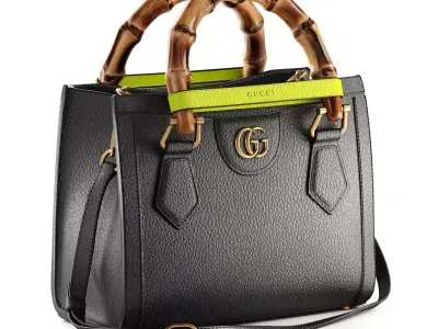 GUCCI Diana mini bag 3D model