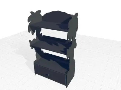 Erwon Zoomie Kids Bookcases 3D model