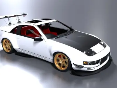 Nissan 300ZX Tenshi Zeta 3D model