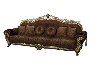Luxury Sofa Low-poly 3D model