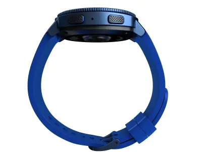 Samsung Gear Sport Smartwatch Blue 3D model