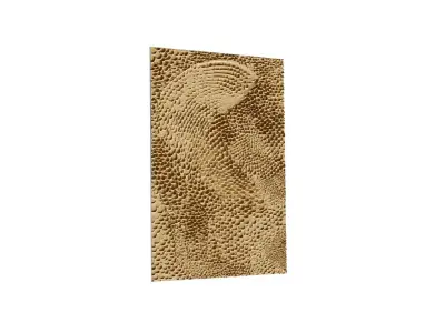 mural decor set wall panel 30 3D model