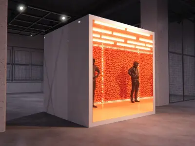 Cube Photo Opportunity 3 3D model