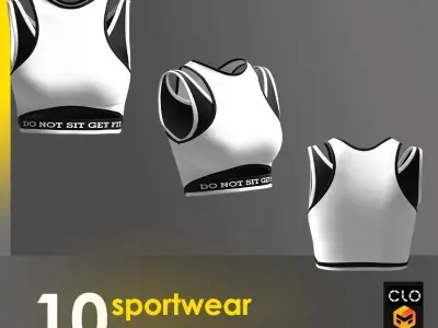 Sportwear pack 3D model